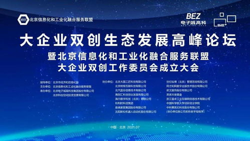 大企業(yè)雙創(chuàng)生態(tài)發(fā)展高峰論壇暨北京信息化和工業(yè)化融合服務(wù)聯(lián)盟大企業(yè)雙創(chuàng)工作委員會成立大會成功召開