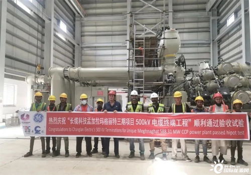 長纜科技 孟加拉瑪格麗特三期項目500kv電纜終端工程 順利通過驗收試驗